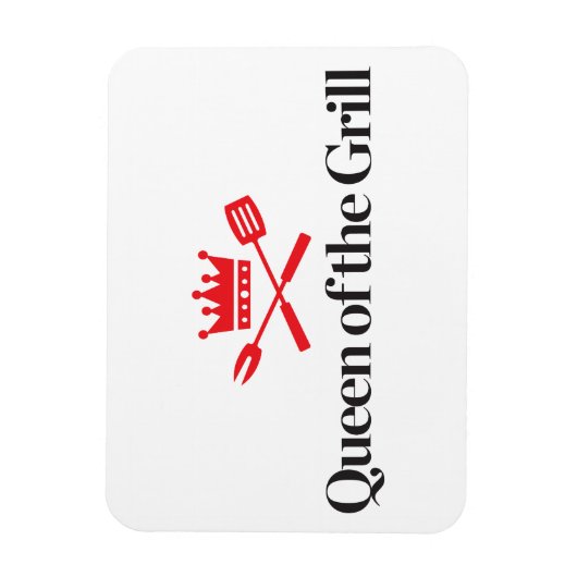 Koningin van de Grill Magneet (Verticaal)