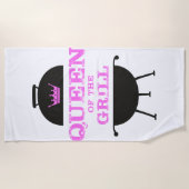 Koningin Van De Grill, Roze Kroon Roze Strandlaken (Voorkant)