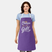 Koningin van de Grill Schort (Gedragen)