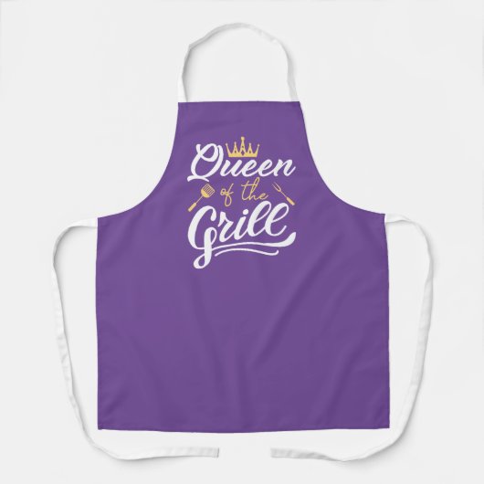 Koningin van de Grill Schort (Voorkant)