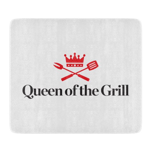 Koningin van de Grill Snijplank (Voorkant)
