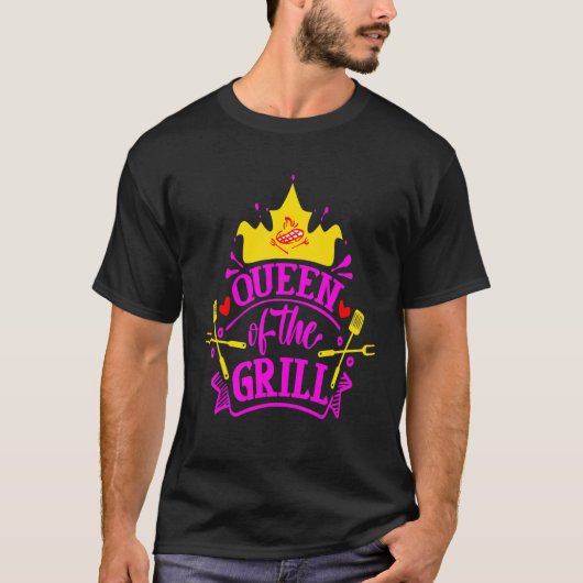 Koningin van de Grill T-shirt (Voorkant)