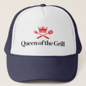 Koningin van de Grill Trucker Pet (Voorkant)