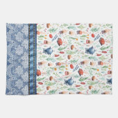 Koningin van de Grill Vrouwen kleurrijke denim, ka Theedoek (Horizontaal)