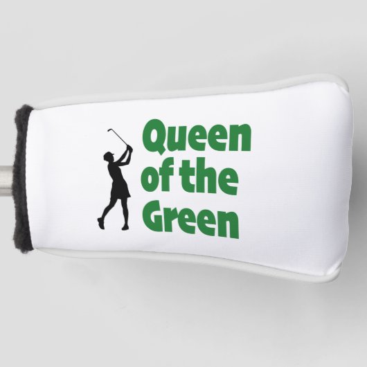 Koningin van de Groene golf Golfheadcover (Voorkant)