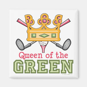 Koningin van de Groene Golf Magnet