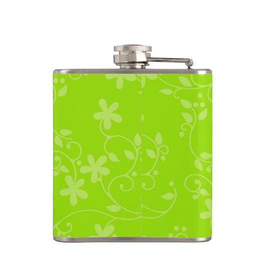 Koningin van de Groene Kolf Heupfles (Achterkant)