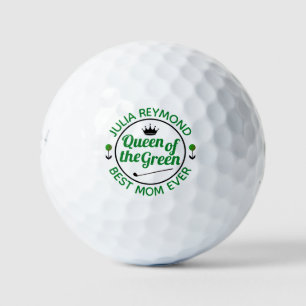 Koningin van de Groene moeder golfer cadeau Golf B Golfballen