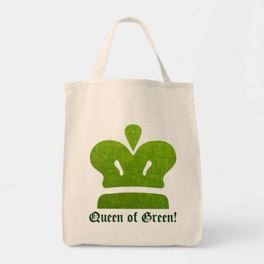 Koningin van de groene tas! tote bag (Voorkant)