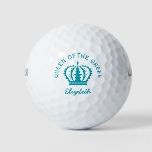 Koningin van de groene tealkroon golfballen