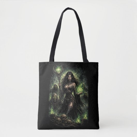 Koningin van de Groene Vlam Tote Bag (Voorkant)