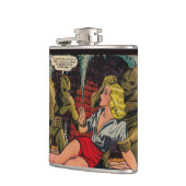 Koningin van de hagedis - Hoesje Heupfles (Links)