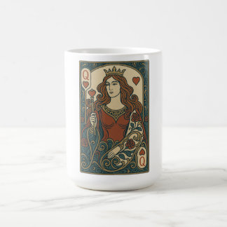 Koningin van de harten - Art Nouveau Rozenwerk Por Koffiemok