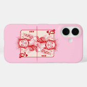 Koningin van de harten Preppy Art Case-Mate iPhone Case (Achterkant (horizontaal))