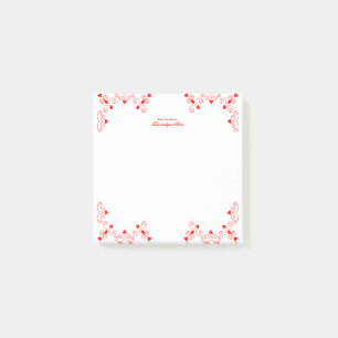 Koningin van de harten - rood post-it® notes