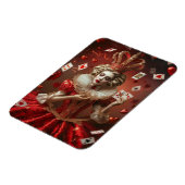 Koningin van de harten: Royal Elegance Magnet Magneet (Linkerzijde)