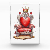 Koningin van de Harten Troon Fotoblokken (Voorkant)