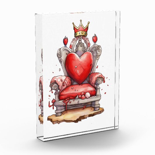 Koningin van de Harten Troon Fotoblokken (Links)