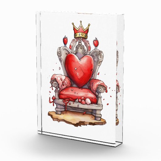 Koningin van de Harten Troon Fotoblokken (Rechts)