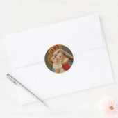 Koningin van de hemel - Gezegende Maagd Mary Baby  Ronde Sticker (Envelop)