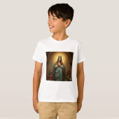 Koningin van de Hemel katholieke kinder T-shirt (Voorkant volledig)