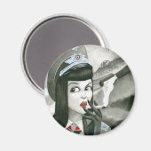 "koningin van de hemel" magneet (Voorkant / Achterkant)