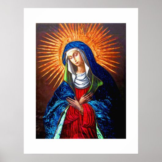 Koningin van de Hemel Vrouwe van de Poort, Vilnius Poster (Voorkant)