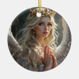 Koningin van de Hemelse Dageraad Keramisch Ornament