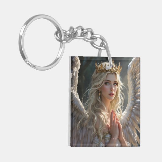 Koningin van de Hemelse Dageraad Sleutelhanger (Voorkant Links)