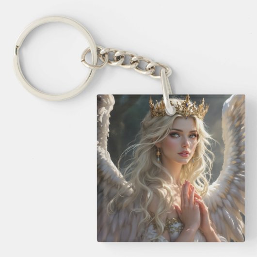 Koningin van de Hemelse Dageraad Sleutelhanger (Voorkant)