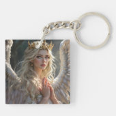Koningin van de Hemelse Dageraad Sleutelhanger (Achterkant)