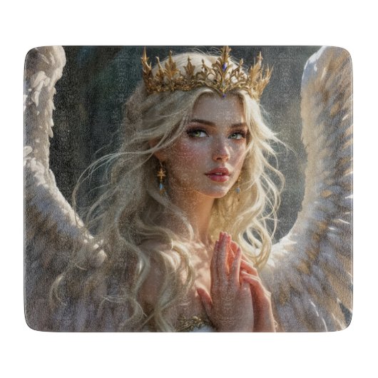 Koningin van de Hemelse Dageraad Snijplank (Voorkant)