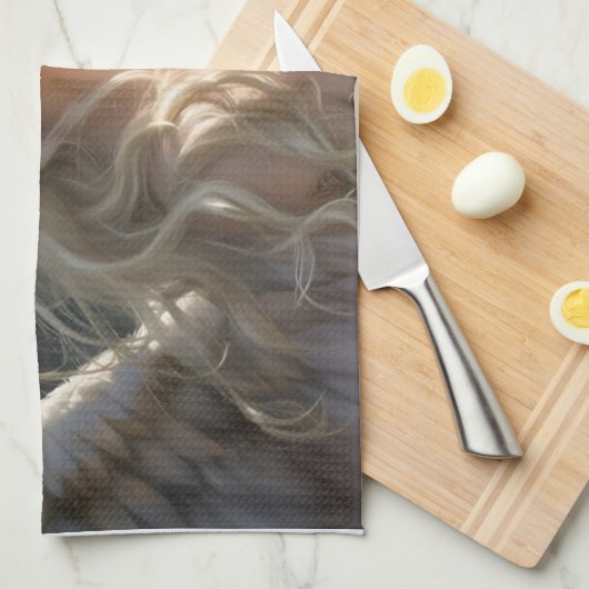 Koningin van de Hemelse Dageraad Theedoek (Quarter Fold)