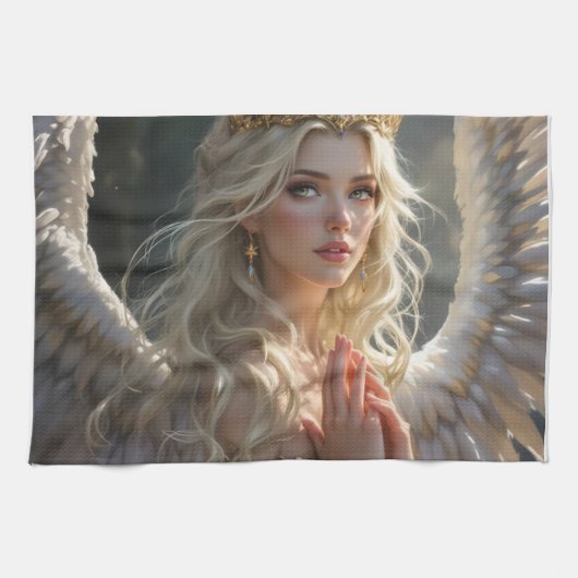 Koningin van de Hemelse Dageraad Theedoek (Horizontaal)