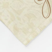 Koningin van de Hemelse Vrede Mary Roses Fleece Deken (Hoek)