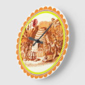 KONINGIN VAN DE HONIJNKOSTEN IN SKEP/BEEKEEPER Sin Grote Klok (Hoek)