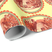 KONINGIN VAN DE HONING IN SKEP/BEEKEEPER CADEAUPAPIER (Rol Hoek)