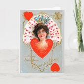 KONINGIN VAN DE HOORZITTEN, Valentijnsdag Feestdagen Kaart (Voorkant)