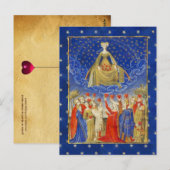 KONINGIN VAN DE HOORZITTING IN DE Valentijnsdag VA Briefkaart (Voorkant / Achterkant)