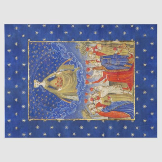 KONINGIN VAN DE HOORZITTING IN DE Valentijnsdag VA Tissuepapier (Voorkant)