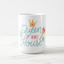 Koningin van de House Moederdag Coffee Mok