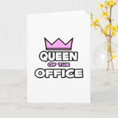 Koningin van de Kantoor Kaart (Gele Bloem)