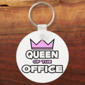 Koningin van de Kantoor Sleutelhanger (Voorkant)