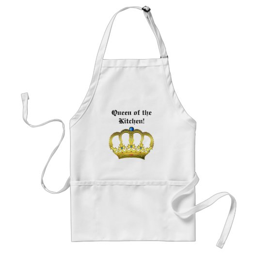 Koningin van de Keuken Apron Standaard Schort (Voorkant)
