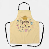 Koningin van de Keuken Charmerend Design Schort (Voorkant)