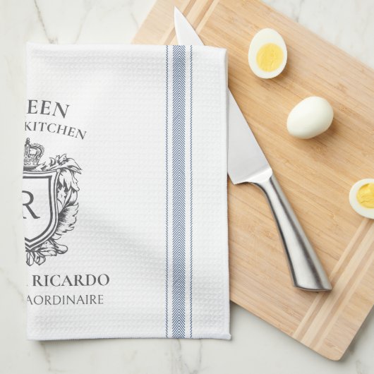 Koningin van de Keuken Cook Chef Custom Handdoek P (Quarter Fold)