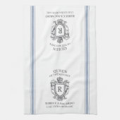 Koningin van de Keuken Cook Chef Custom Handdoek P (Verticaal)