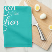 Koningin van de keuken Custom Theedoek (Quarter Fold)