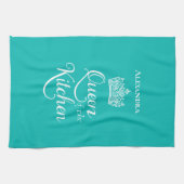 Koningin van de keuken Custom Theedoek (Horizontaal)