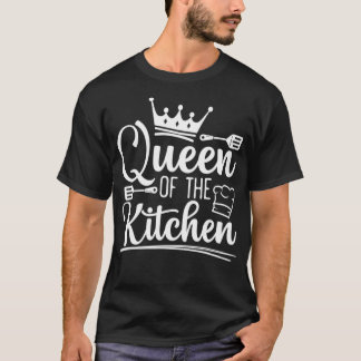 Koningin van de keuken kokende meester van het Tsj T-shirt